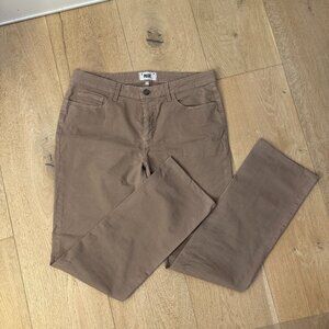 Paige Jeans Mens 34x34 Gray Normandie Slim Fit Straight Leg Stretch Denim Pants